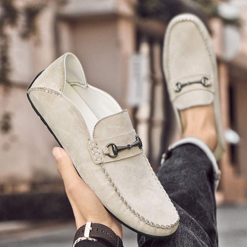 Langford Genuine Suede Loafers with Breathable Cotton Lining and Cushioned Insoles for All-Day Comfort - The Southern AtelierSKU_1791062782087_126