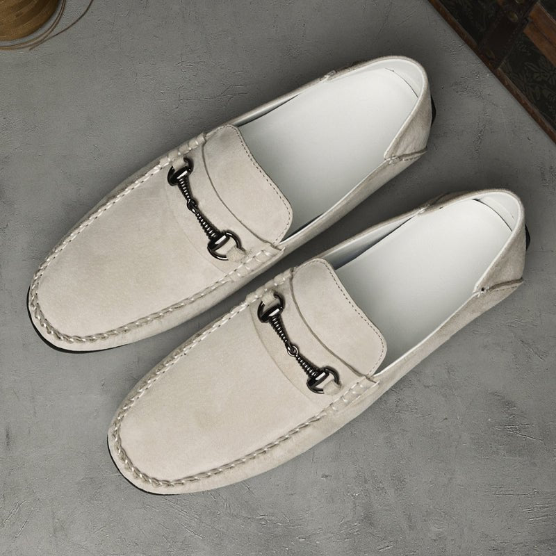 Langford Genuine Suede Loafers with Breathable Cotton Lining and Cushioned Insoles for All-Day Comfort - The Southern AtelierSKU_1791062782087_126