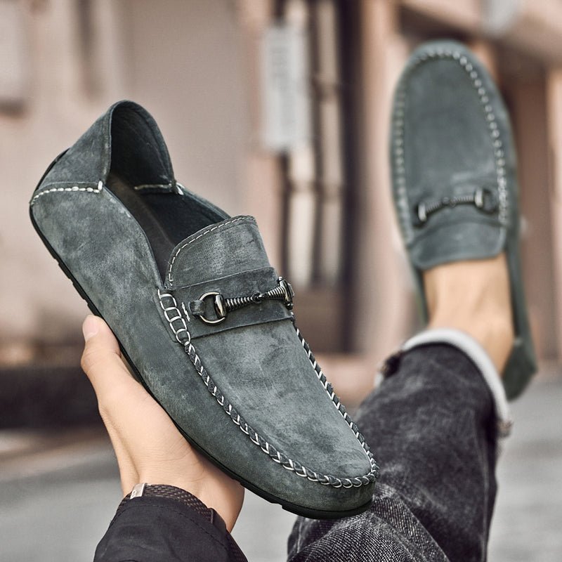 Langford Genuine Suede Loafers with Breathable Cotton Lining and Cushioned Insoles for All-Day Comfort - The Southern AtelierSKU_1791062782087_24