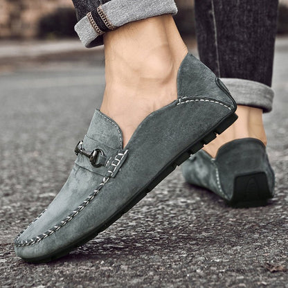 Langford Genuine Suede Loafers with Breathable Cotton Lining and Cushioned Insoles for All-Day Comfort - The Southern AtelierSKU_1791062782087_24
