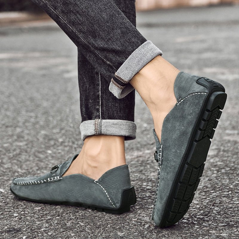 Langford Genuine Suede Loafers with Breathable Cotton Lining and Cushioned Insoles for All-Day Comfort - The Southern AtelierSKU_1791062782087_24