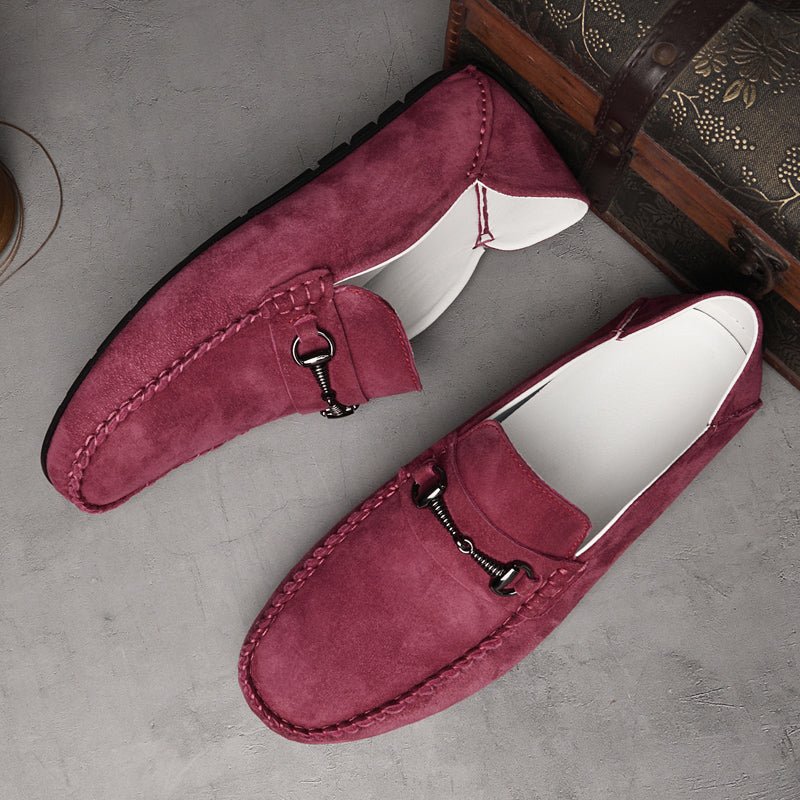 Langford Genuine Suede Loafers with Breathable Cotton Lining and Cushioned Insoles for All-Day Comfort - The Southern AtelierSKU_1791062782087_866