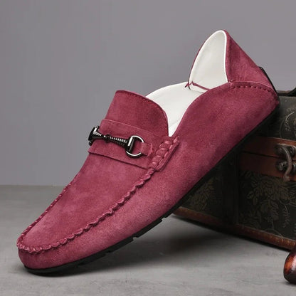Langford Genuine Suede Loafers with Breathable Cotton Lining and Cushioned Insoles for All-Day Comfort - The Southern AtelierSKU_1791062782087_866
