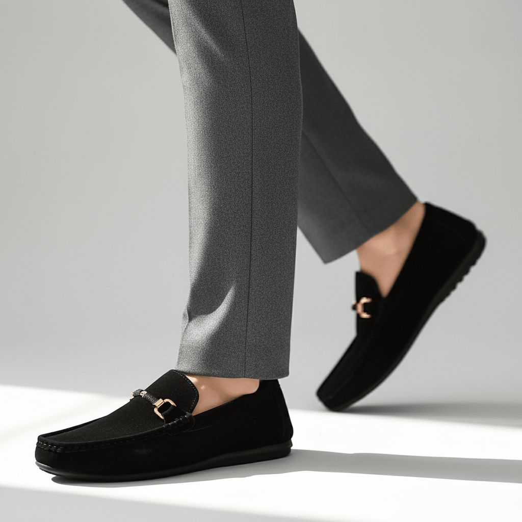 Langford Genuine Suede Slip-On Buckle Loafers with Cushioned Insole for All-Day Comfort - The Southern AtelierSKU_1791063151703_443