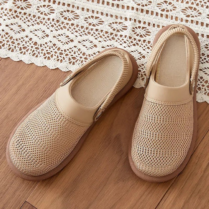 Marin Breathable Mesh Slip-On Clogs with Cushioned Footbed and Secure Heel Strap for Cool All-Day Comfort - The Southern AtelierSKU_1791064221177_330