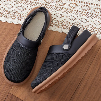 Marin Breathable Mesh Slip-On Clogs with Cushioned Footbed and Secure Heel Strap for Cool All-Day Comfort - The Southern AtelierSKU_1791064221177_632