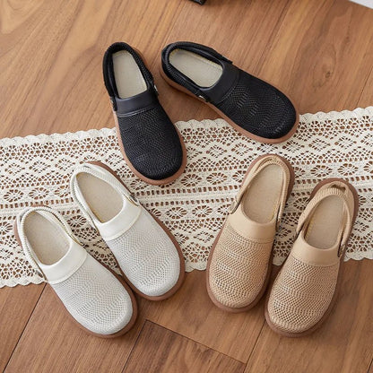 Marin Breathable Mesh Slip-On Clogs with Cushioned Footbed and Secure Heel Strap for Cool All-Day Comfort - The Southern AtelierSKU_1791064221177_799