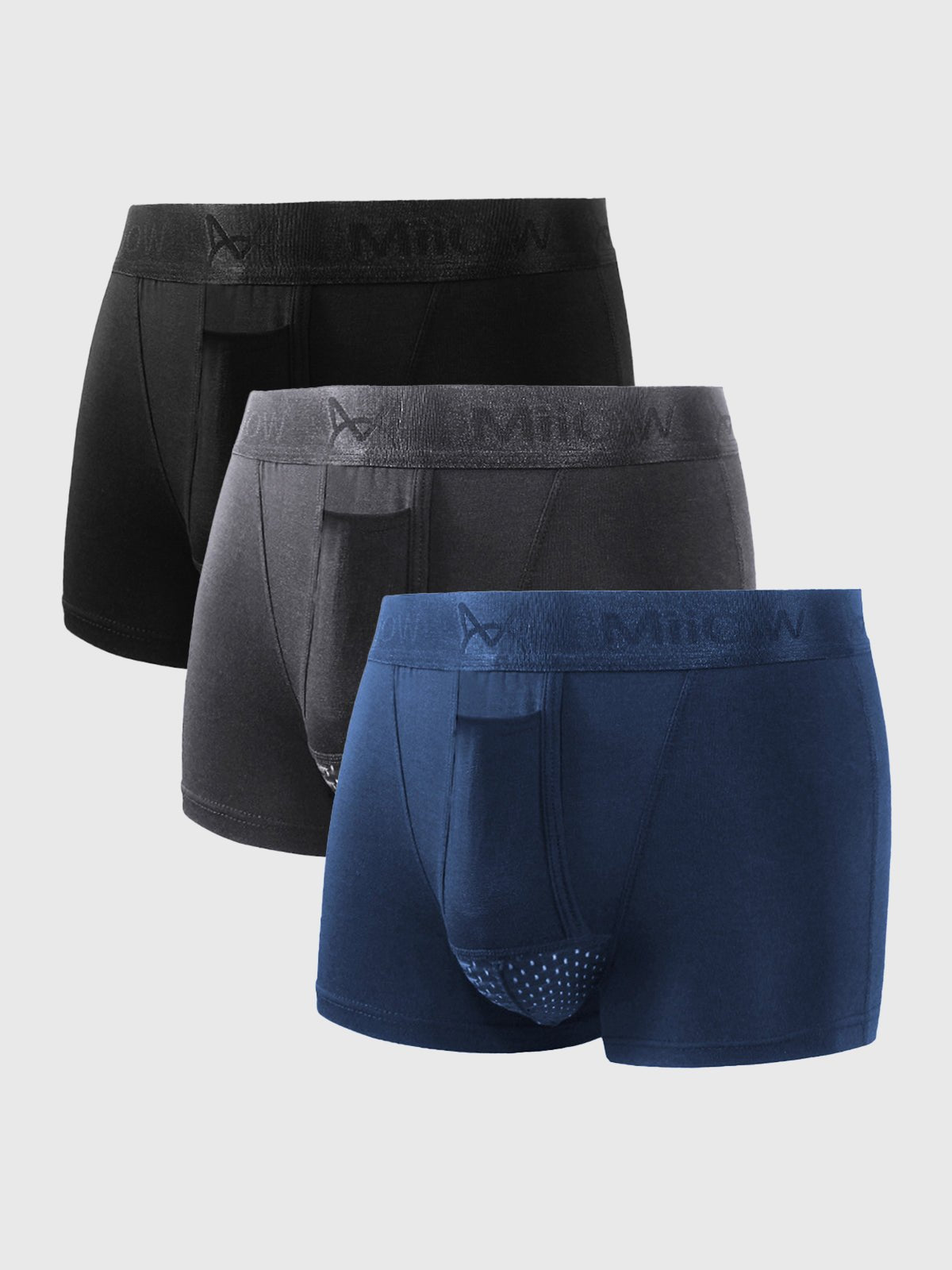 Men’s Dual Pouch Boxers 3-Pack in Breathable Wood-Based Fabric for Chafe-Free All-Day Comfort - The Southern AtelierSKU_1786565841689_710