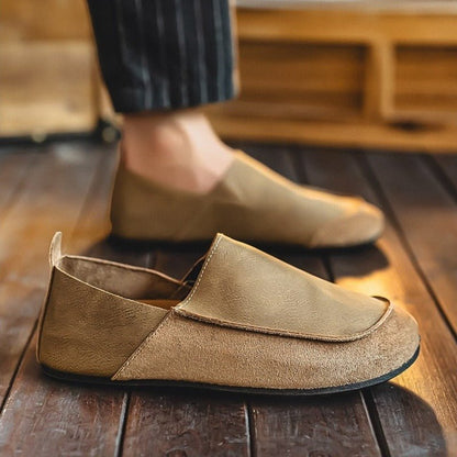 Mercer Slip-On Leather Loafers with Hand-Stitched Moc Toe and Cushioned Sole for All-Day Comfort - The Southern AtelierSKU_1791063190503_776