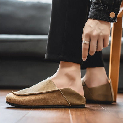 Mercer Slip-On Leather Loafers with Hand-Stitched Moc Toe and Cushioned Sole for All-Day Comfort - The Southern AtelierSKU_1791063190503_776