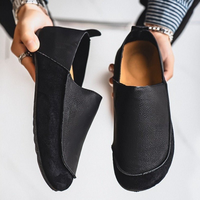 Mercer Slip-On Leather Loafers with Hand-Stitched Moc Toe and Cushioned Sole for All-Day Comfort - The Southern AtelierSKU_1791063190503_829
