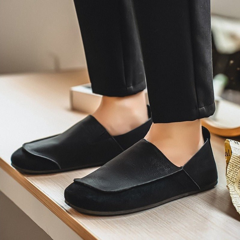 Mercer Slip-On Leather Loafers with Hand-Stitched Moc Toe and Cushioned Sole for All-Day Comfort - The Southern AtelierSKU_1791063190503_829