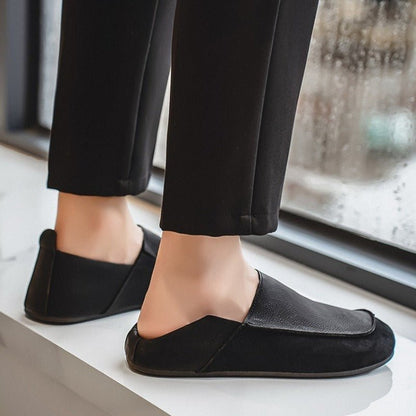 Mercer Slip-On Leather Loafers with Hand-Stitched Moc Toe and Cushioned Sole for All-Day Comfort - The Southern AtelierSKU_1791063190503_829
