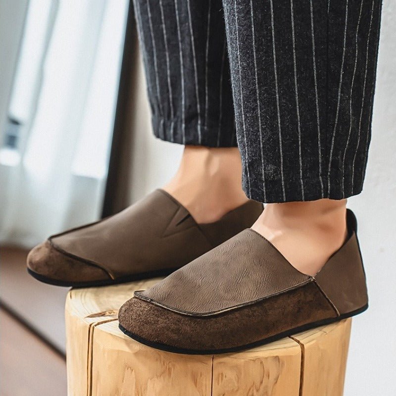 Mercer Slip-On Leather Loafers with Hand-Stitched Moc Toe and Cushioned Sole for All-Day Comfort - The Southern AtelierSKU_1791063190503_937