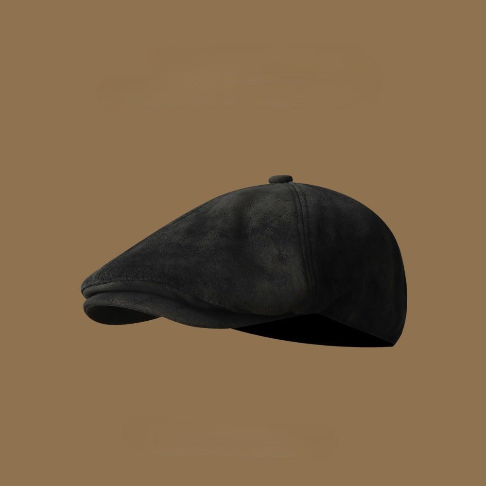 Mercer Suede Newsboy Cap with Adjustable Fit for Breathable Comfort - The Southern AtelierSKU_1791063172119_929