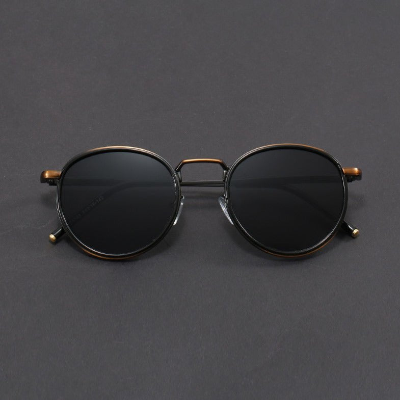 Nolan Sunglasses in Lightweight Metal with Anti-Reflective Lenses for 100% UV Protection - The Southern AtelierSKU_1791062925919_908