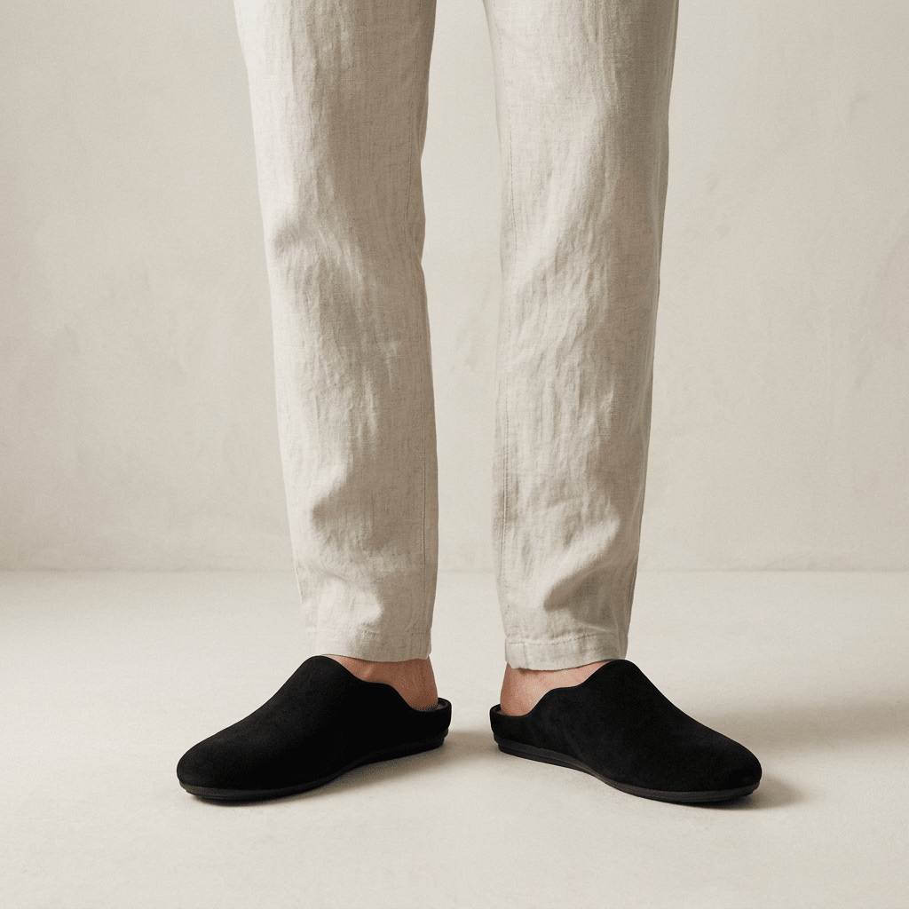 Orford Suede Slip-On Mules with Cushioned Footbed and Rubber Sole - The Southern AtelierSKU_1791062847077_50