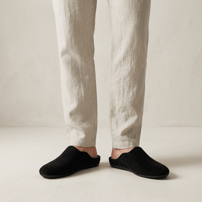 Orford Suede Slip-On Mules with Cushioned Footbed and Rubber Sole - The Southern AtelierSKU_1791062847077_50