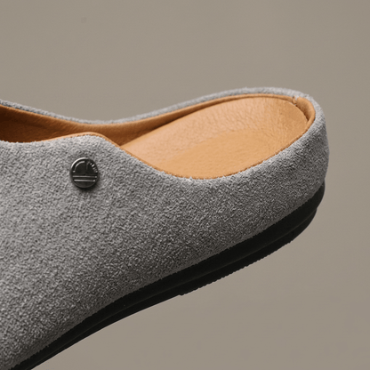 Orford Suede Slip-On Mules with Cushioned Footbed and Rubber Sole - The Southern AtelierSKU_1791062847077_950
