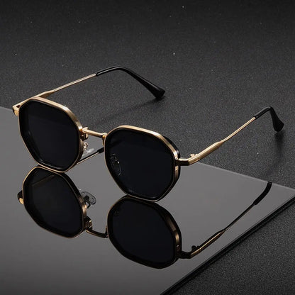 Rivello Lightweight Metal-Frame Sunglasses with Anti-Glare Lenses and Full UV Protection - The Southern AtelierSKU_1791062607762_250