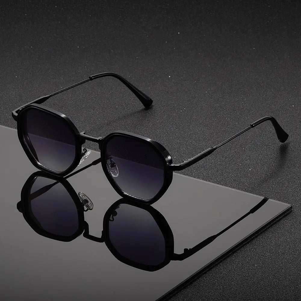 Rivello Lightweight Metal-Frame Sunglasses with Anti-Glare Lenses and Full UV Protection - The Southern AtelierSKU_1791062607762_341