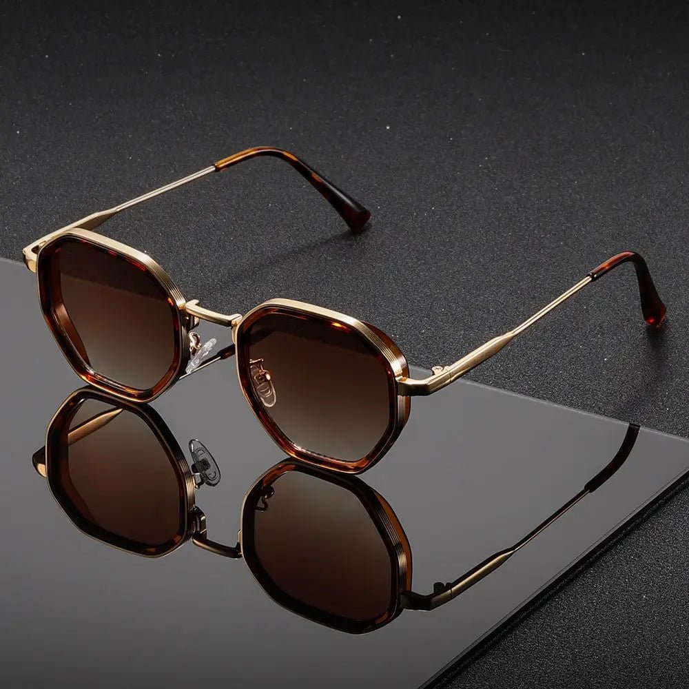 Rivello Lightweight Metal-Frame Sunglasses with Anti-Glare Lenses and Full UV Protection - The Southern AtelierSKU_1791062607762_559