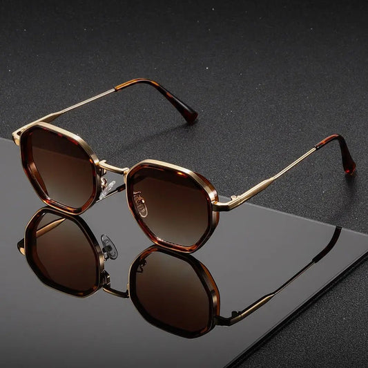 Rivello Lightweight Metal-Frame Sunglasses with Anti-Glare Lenses and Full UV Protection - The Southern AtelierSKU_1791062607762_559