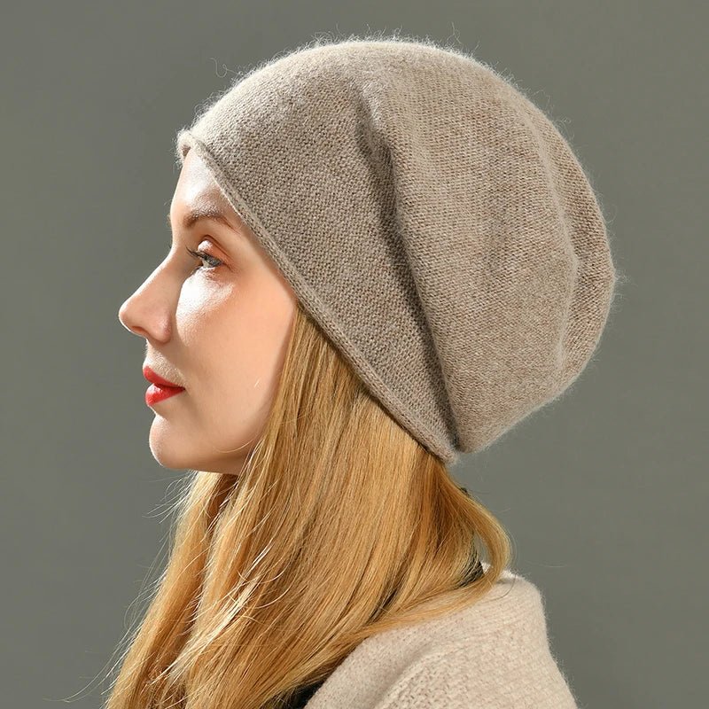 Rowan Cashmere Wool Beanie for Soft, Non-Itchy Warmth and Snug Fit - The Southern AtelierSKU_1791062497543_89