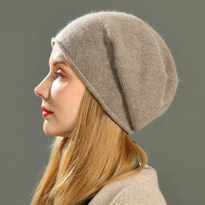 Rowan Cashmere Wool Beanie for Soft, Non-Itchy Warmth and Snug Fit - The Southern AtelierSKU_1791062497543_89