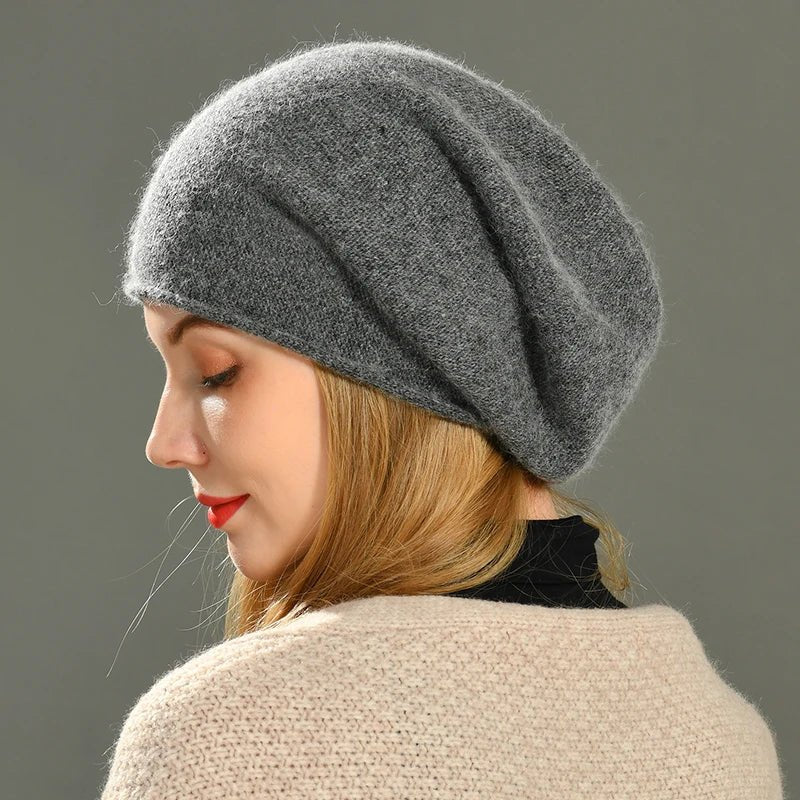 Rowan Cashmere Wool Beanie for Soft, Non-Itchy Warmth and Snug Fit - The Southern AtelierSKU_1791062497543_933