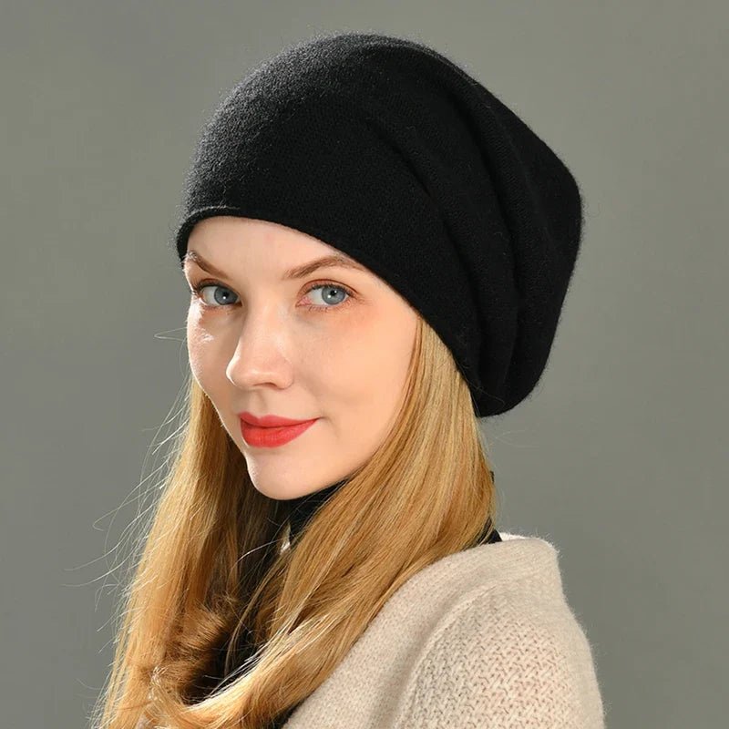 Rowan Cashmere Wool Beanie for Soft, Non-Itchy Warmth and Snug Fit - The Southern AtelierSKU_1791062497544_838