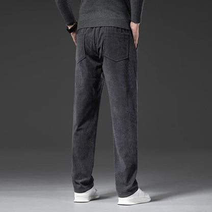 Rowan Chinos in Soft Corduroy with Adjustable Drawstring Waist and Tailored Fit for Smart-Casual Wear - The Southern AtelierSKU_1791063760289_443