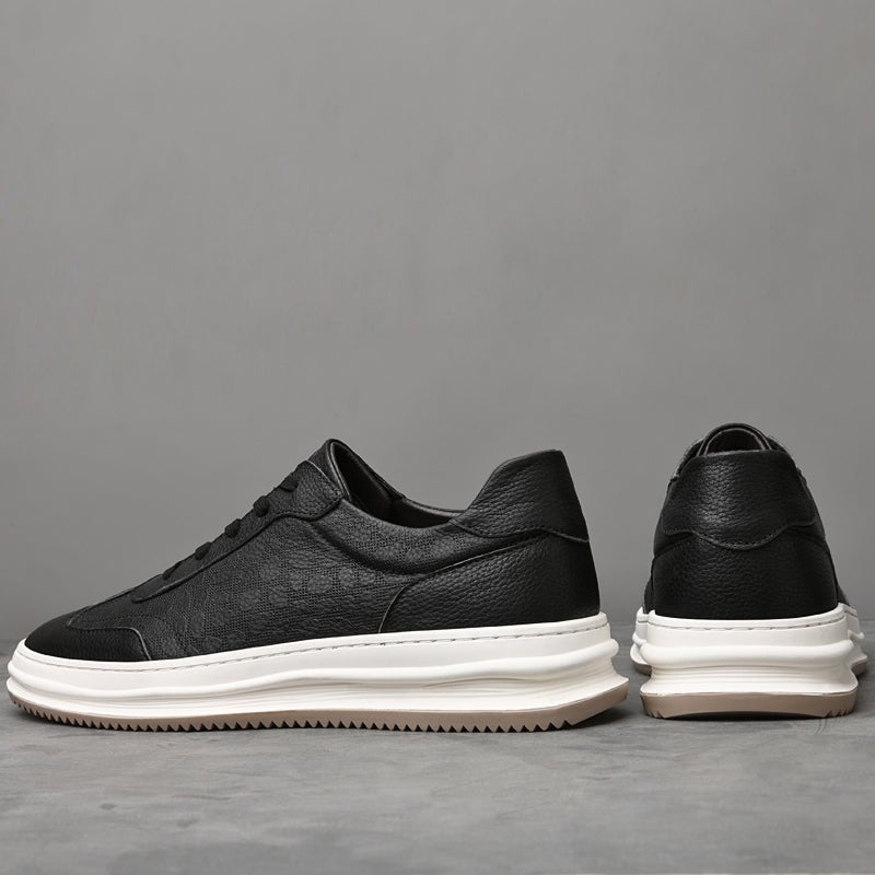 Rowan Full-Grain Leather Sneakers with Breathable Lining and Cushioned Insole for All-Day Comfort - The Southern AtelierSKU_1791062855053_415