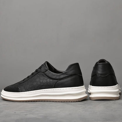 Rowan Full-Grain Leather Sneakers with Breathable Lining and Cushioned Insole for All-Day Comfort - The Southern AtelierSKU_1791062855053_415