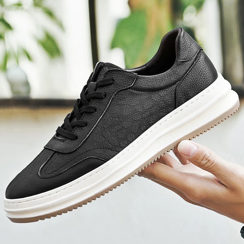 Rowan Full-Grain Leather Sneakers with Breathable Lining and Cushioned Insole for All-Day Comfort - The Southern AtelierSKU_1791062855053_415