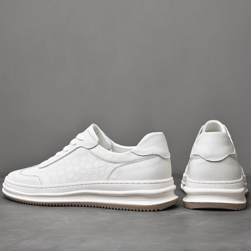 Rowan Full-Grain Leather Sneakers with Breathable Lining and Cushioned Insole for All-Day Comfort - The Southern AtelierSKU_1791062855053_944