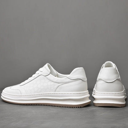 Rowan Full-Grain Leather Sneakers with Breathable Lining and Cushioned Insole for All-Day Comfort - The Southern AtelierSKU_1791062855053_944