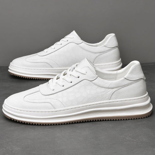 Rowan Full-Grain Leather Sneakers with Breathable Lining and Cushioned Insole for All-Day Comfort - The Southern AtelierSKU_1791062855053_944