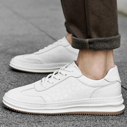 Rowan Full-Grain Leather Sneakers with Breathable Lining and Cushioned Insole for All-Day Comfort - The Southern AtelierSKU_1791062855053_944