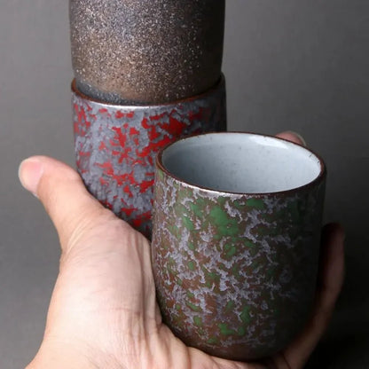Rowan Hand-Painted Ceramic Espresso Cups, 130 mL, Keeps Drinks Warm - The Southern AtelierSKU_1791063455470_600