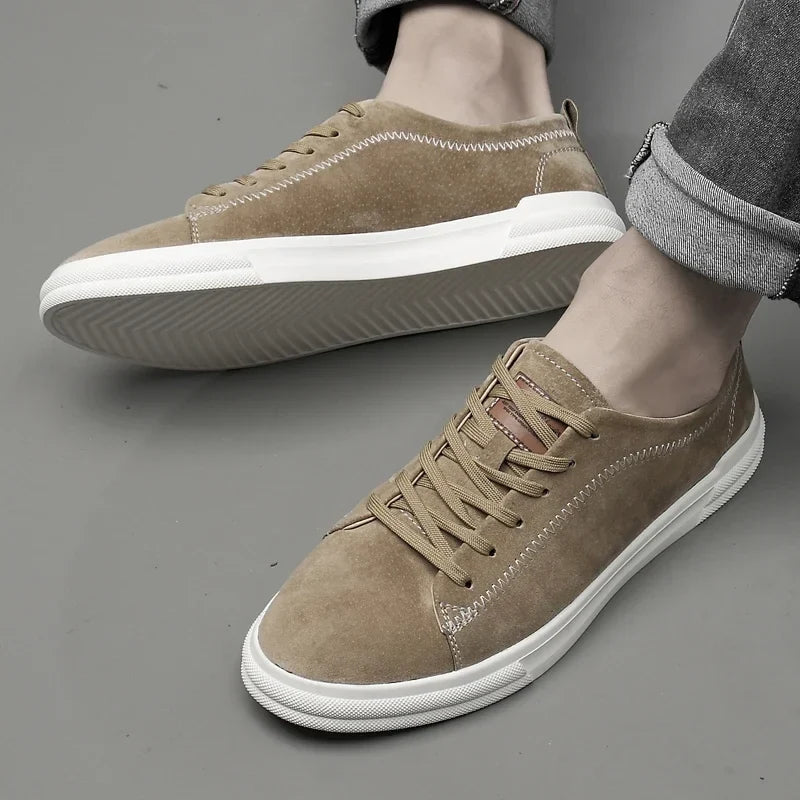 Rowan Handcrafted Sneakers in Italian Leather or Suede for All-Day Comfort and Long-Lasting Wear - The Southern AtelierSKU_1791063595223_182