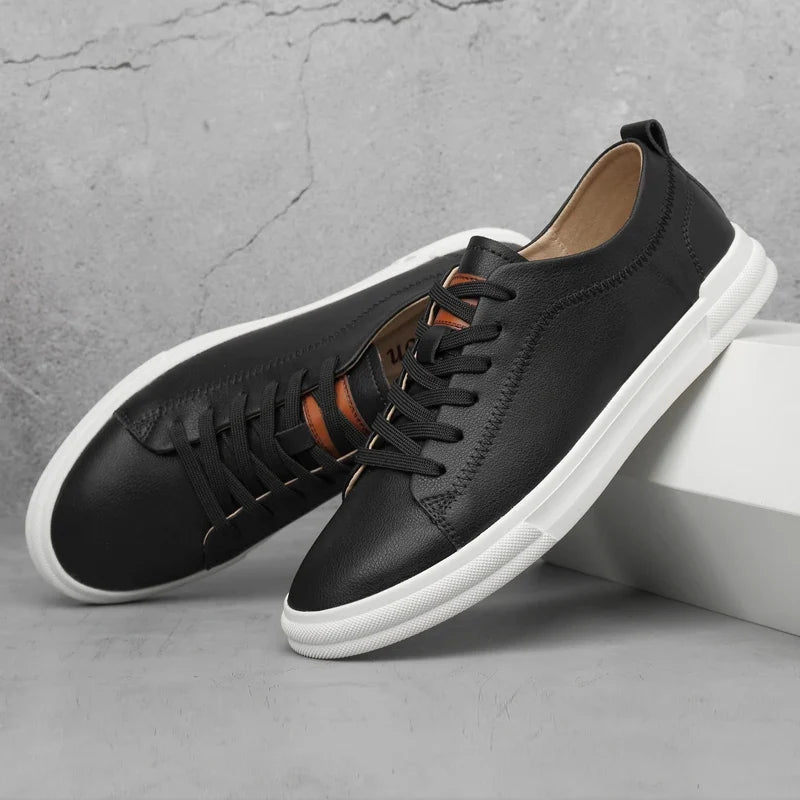 Rowan Handcrafted Sneakers in Italian Leather or Suede for All-Day Comfort and Long-Lasting Wear - The Southern AtelierSKU_1791063595223_469