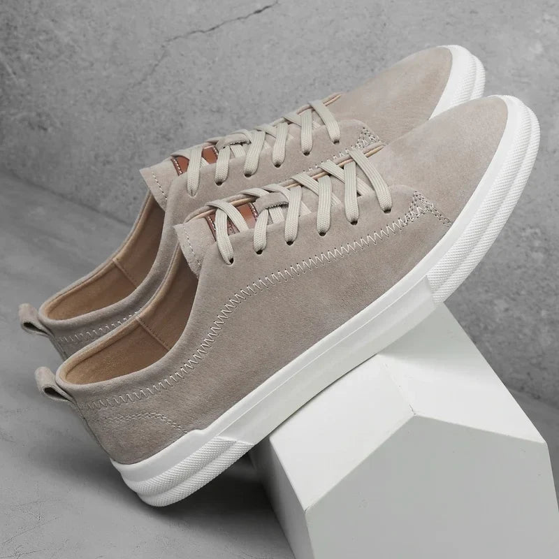 Rowan Handcrafted Sneakers in Italian Leather or Suede for All-Day Comfort and Long-Lasting Wear - The Southern AtelierSKU_1791063595223_764