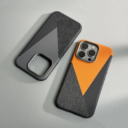 Rowan iPhone Case in Leather, Denim, and Carbon Fiber for Drop Protection and MagSafe Charging - The Southern AtelierSKU_1791063542046_690