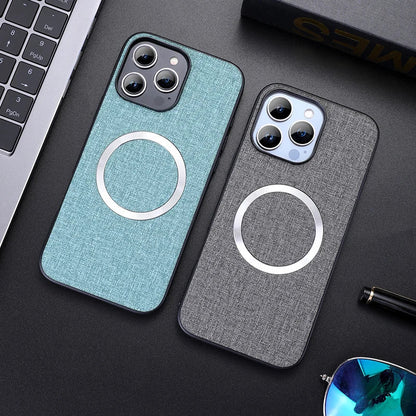 Rowan iPhone Case with Non-Slip Fabric Grip, MagSafe Compatible, Reinforced Edges and Raised Bezels - The Southern AtelierSKU_1791062387920_13