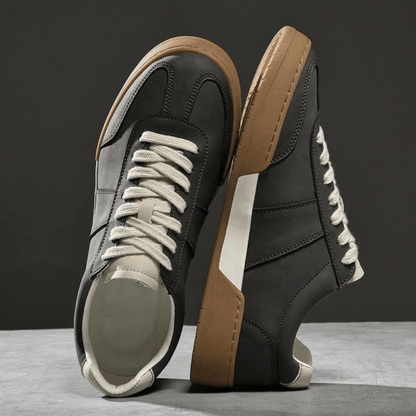 Rowan Leather and Suede Sneakers with Orthopedic Cushioned Insole for All-Day Comfort - The Southern AtelierSKU_1791062979234_719