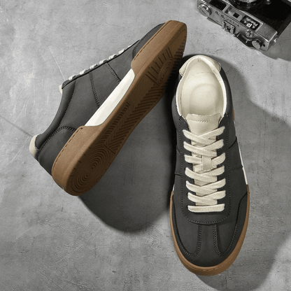 Rowan Leather and Suede Sneakers with Orthopedic Cushioned Insole for All-Day Comfort - The Southern AtelierSKU_1791062979234_719