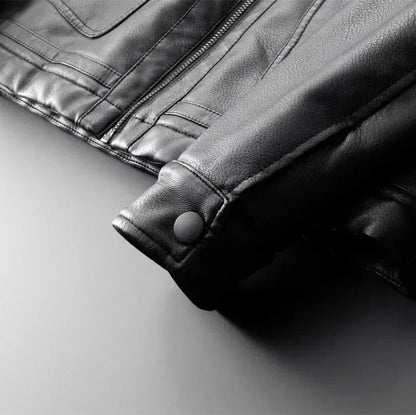 Rowan Leather Jacket with Fleece Lining for Cold-Weather Warmth - The Southern AtelierSKU_1791063652113_25