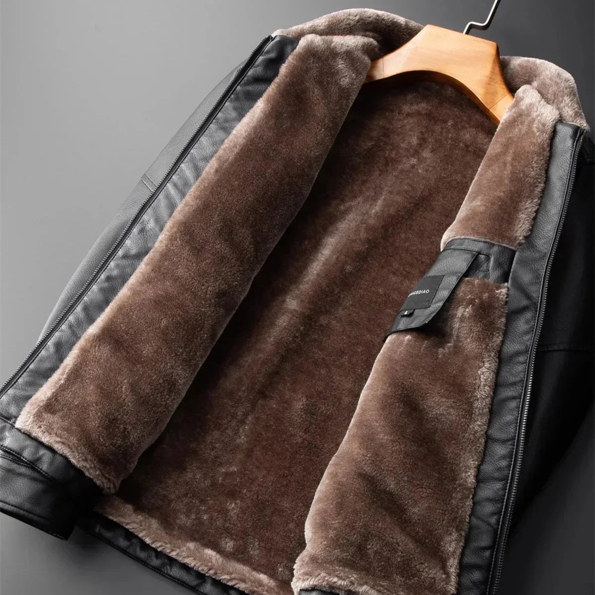 Rowan Leather Jacket with Fleece Lining for Cold-Weather Warmth - The Southern AtelierSKU_1791063652113_25
