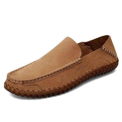 Rowan Leather or Suede Loafers with Cushioned Leather Insole and Non-Slip Rubber Outsole - The Southern AtelierSKU_1791063167000_740